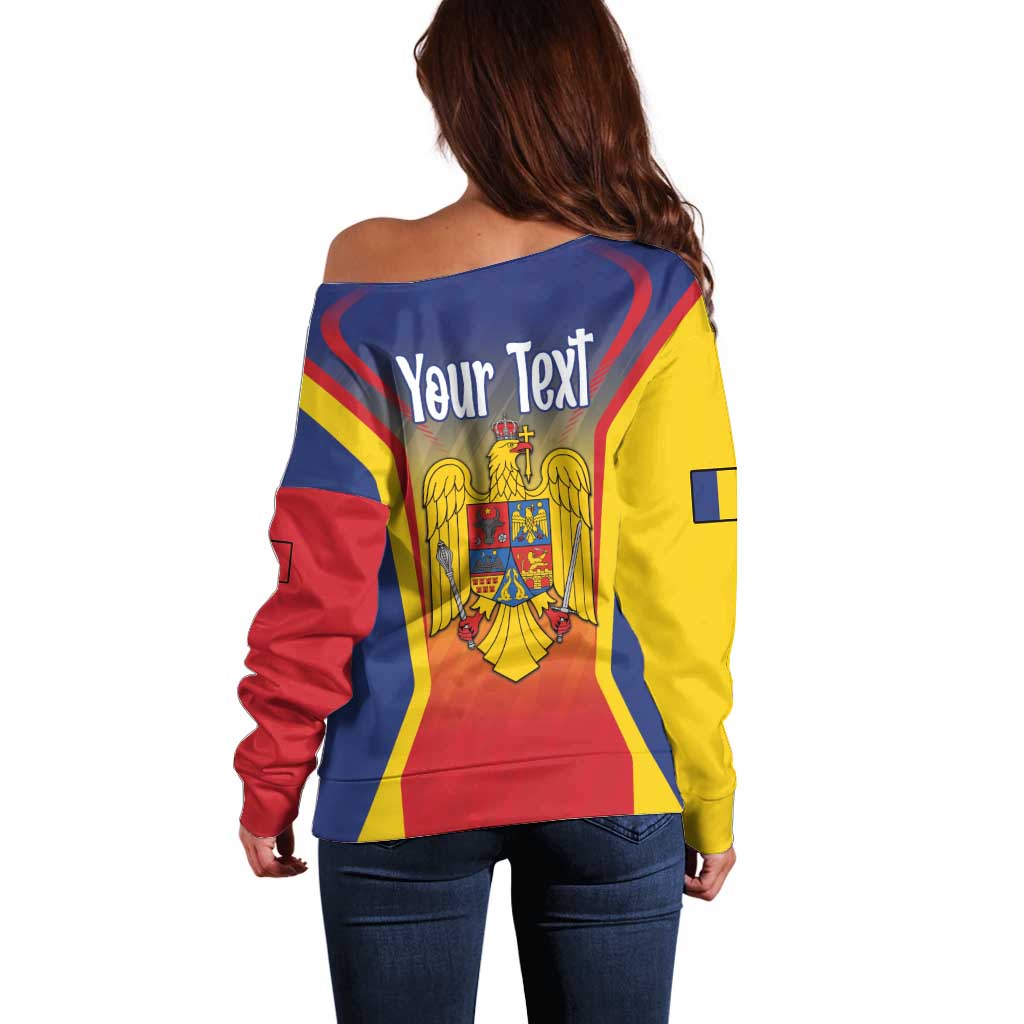 Personalized Romania Unification Day Off Shoulder Sweater Ziua Marii Uniri Since 1918 Dynamic Style - Wonder Print Shop