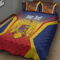Personalized Romania Unification Day Quilt Bed Set Ziua Marii Uniri Since 1918 Dynamic Style - Wonder Print Shop