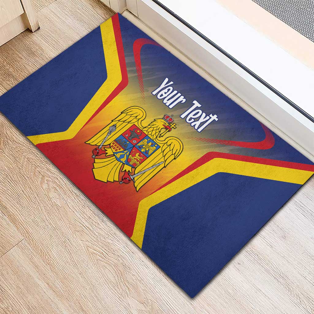 Personalized Romania Unification Day Rubber Doormat Ziua Marii Uniri Since 1918 Dynamic Style - Wonder Print Shop