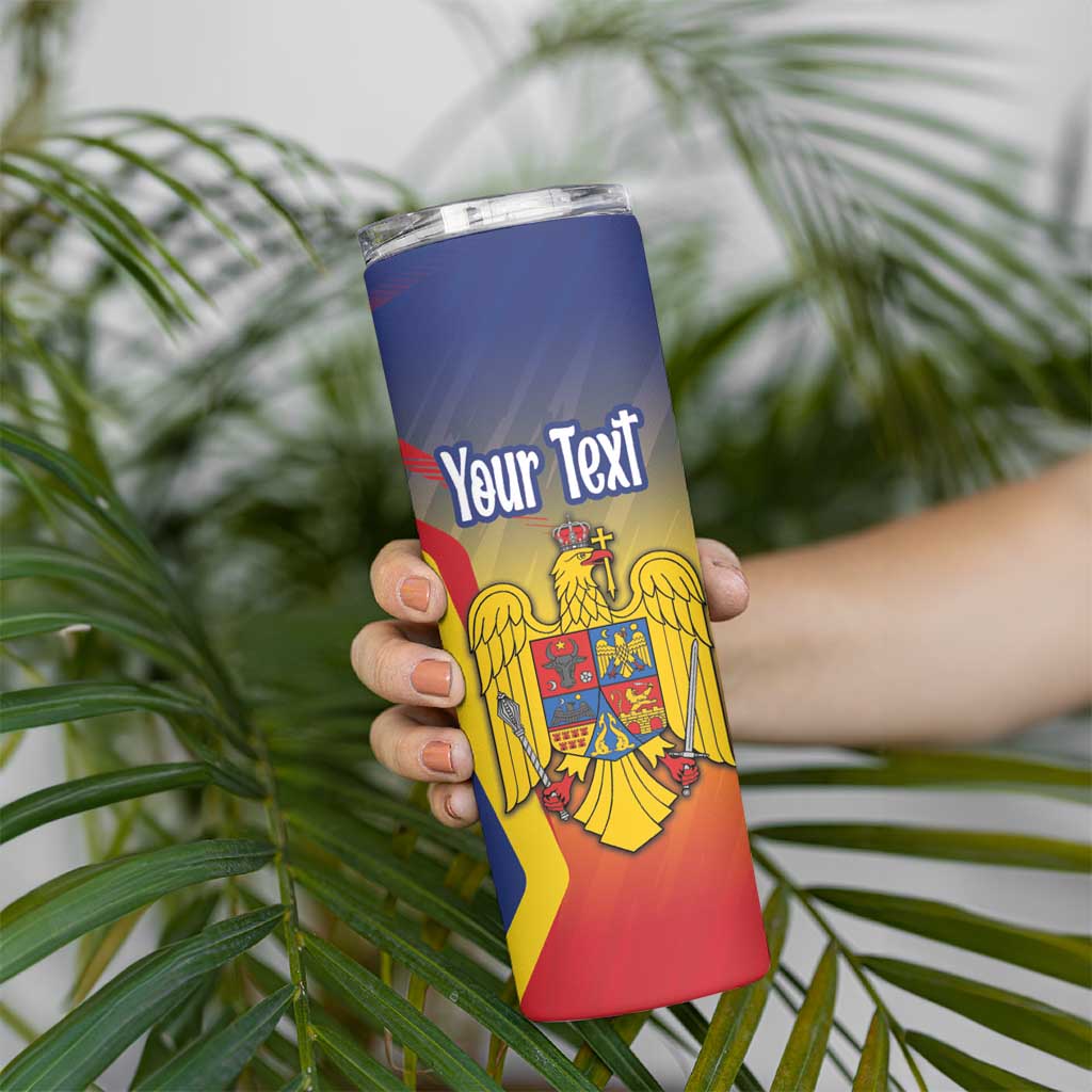 Personalized Romania Unification Day Skinny Tumbler Ziua Marii Uniri Since 1918 Dynamic Style - Wonder Print Shop