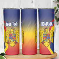 Personalized Romania Unification Day Skinny Tumbler Ziua Marii Uniri Since 1918 Dynamic Style - Wonder Print Shop