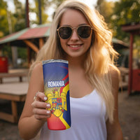 Personalized Romania Unification Day Skinny Tumbler Ziua Marii Uniri Since 1918 Dynamic Style - Wonder Print Shop