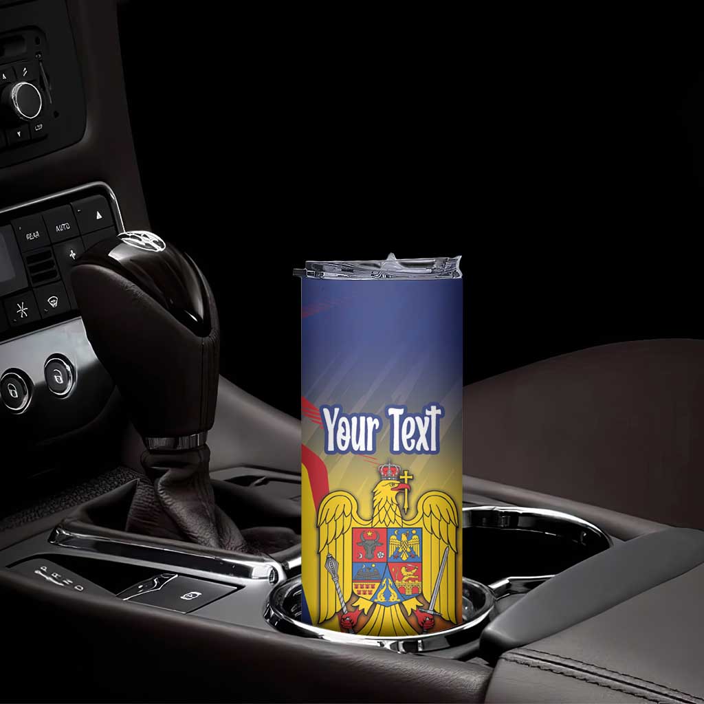 Personalized Romania Unification Day Skinny Tumbler Ziua Marii Uniri Since 1918 Dynamic Style - Wonder Print Shop