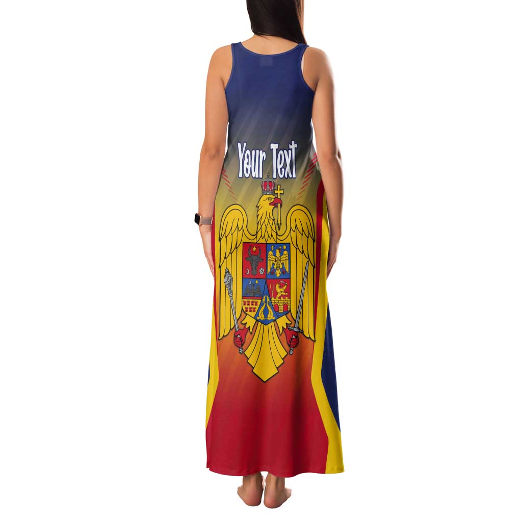 Personalized Romania Unification Day Tank Maxi Dress Ziua Marii Uniri Since 1918 Dynamic Style - Wonder Print Shop