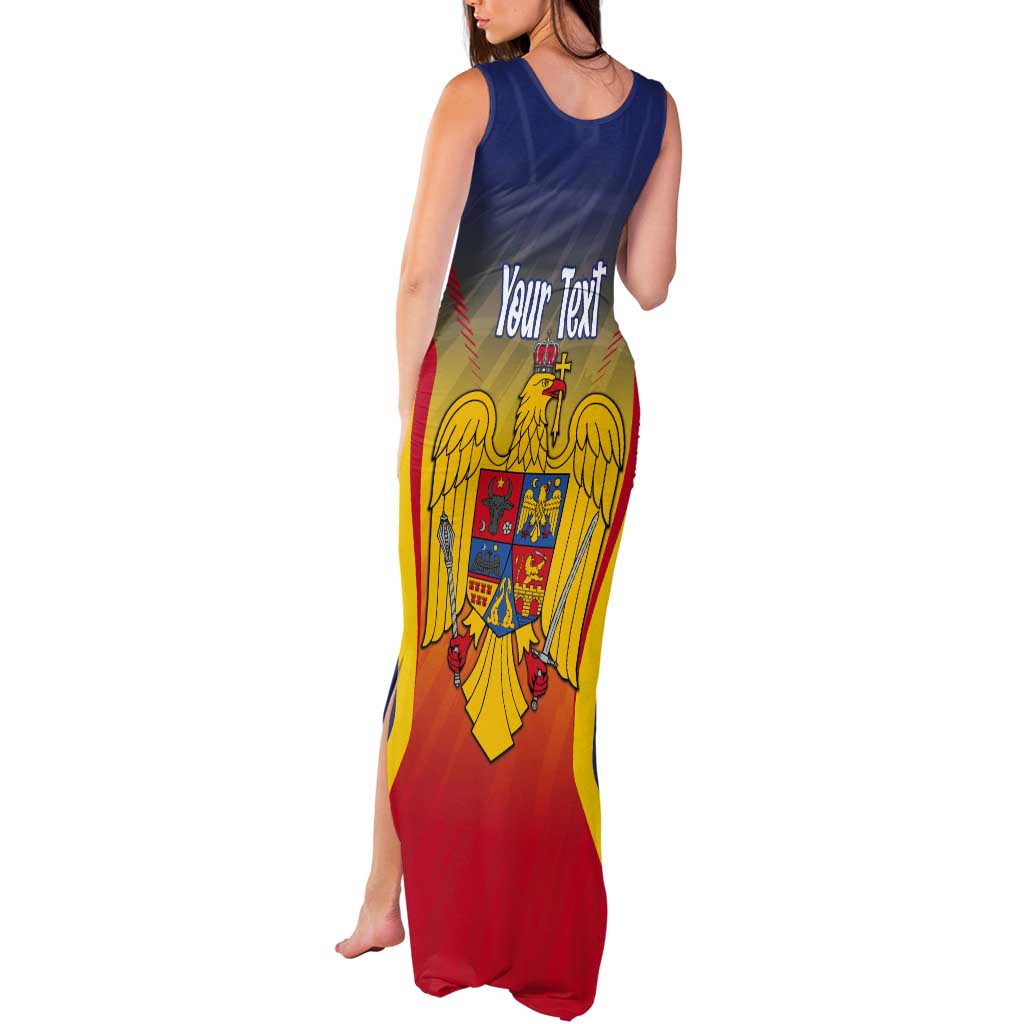 Personalized Romania Unification Day Tank Maxi Dress Ziua Marii Uniri Since 1918 Dynamic Style - Wonder Print Shop