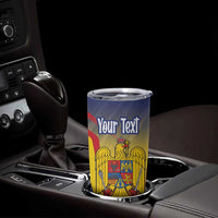 Personalized Romania Unification Day Tumbler Cup Ziua Marii Uniri Since 1918 Dynamic Style - Wonder Print Shop