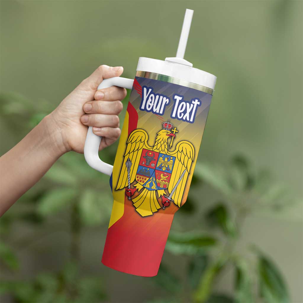Personalized Romania Unification Day Tumbler With Handle Ziua Marii Uniri Since 1918 Dynamic Style - Wonder Print Shop