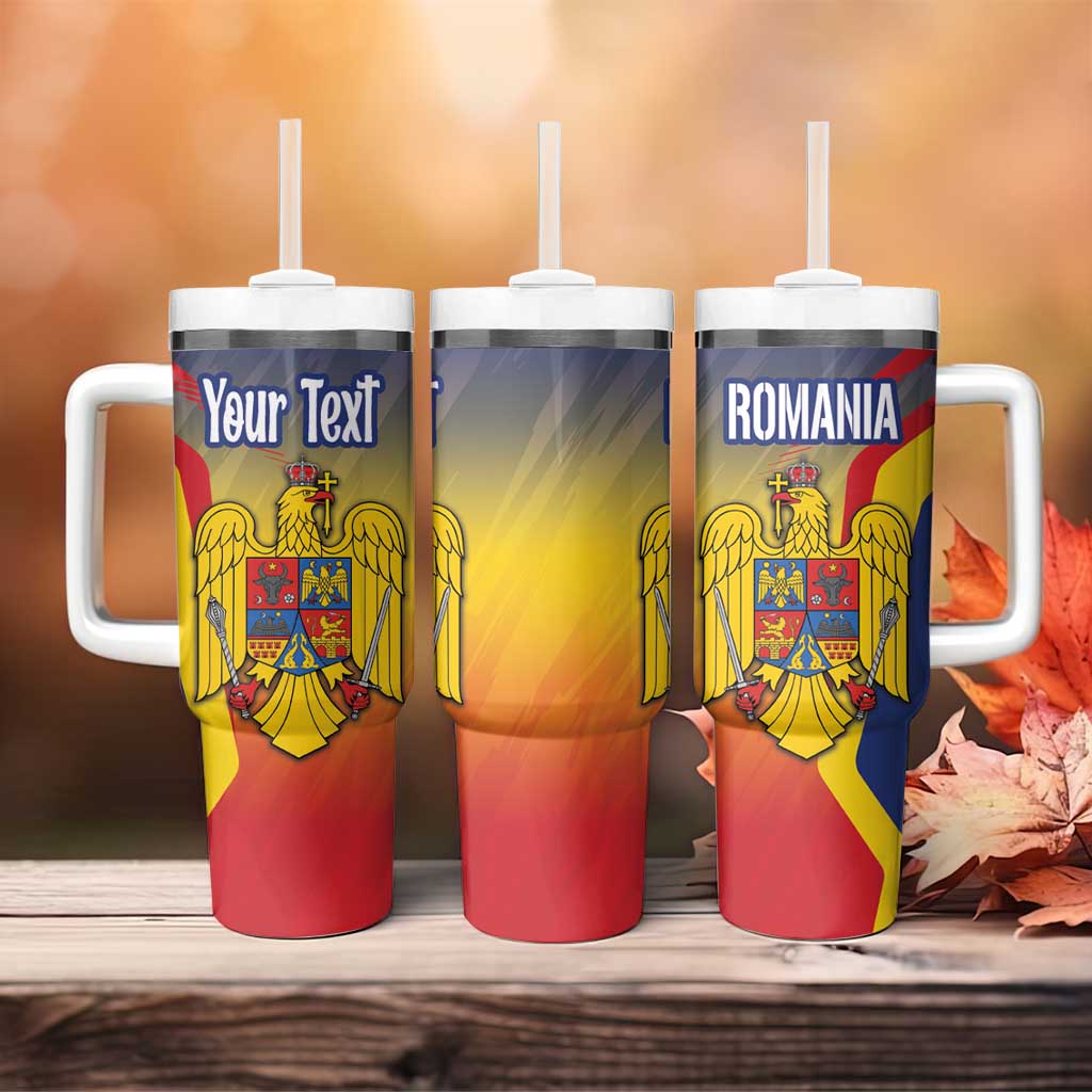 Personalized Romania Unification Day Tumbler With Handle Ziua Marii Uniri Since 1918 Dynamic Style - Wonder Print Shop