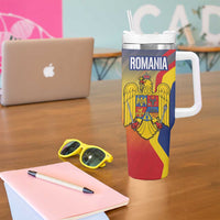 Personalized Romania Unification Day Tumbler With Handle Ziua Marii Uniri Since 1918 Dynamic Style - Wonder Print Shop