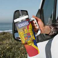 Personalized Romania Unification Day Tumbler With Handle Ziua Marii Uniri Since 1918 Dynamic Style - Wonder Print Shop