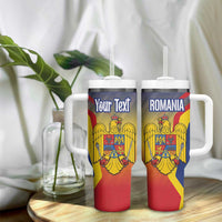 Personalized Romania Unification Day Tumbler With Handle Ziua Marii Uniri Since 1918 Dynamic Style - Wonder Print Shop