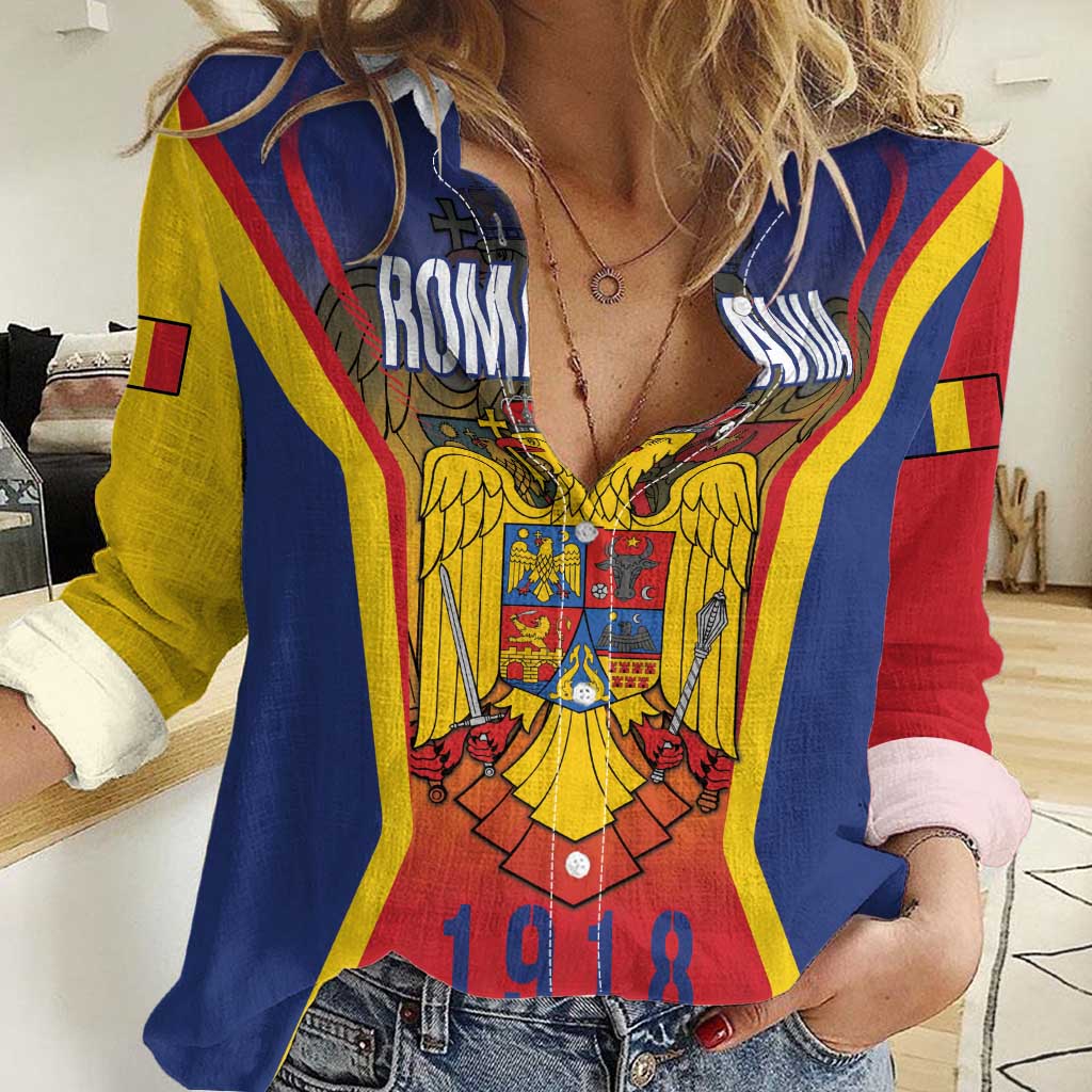 Personalized Romania Unification Day Women Casual Shirt Ziua Marii Uniri Since 1918 Dynamic Style - Wonder Print Shop