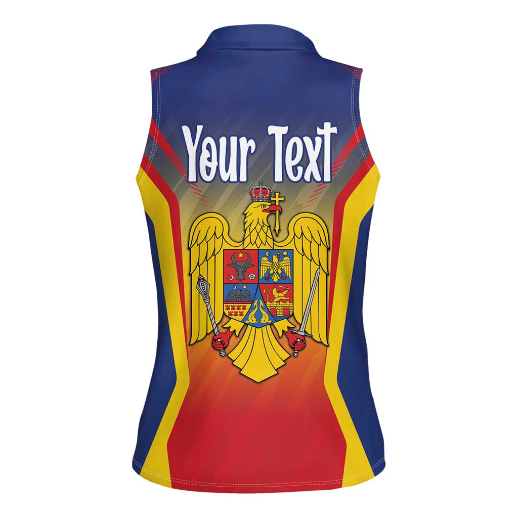Personalized Romania Unification Day Women Sleeveless Polo Shirt Ziua Marii Uniri Since 1918 Dynamic Style - Wonder Print Shop