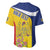 Personalized Romania Great White Pelican Baseball Jersey With Rosa Canina - Wonder Print Shop