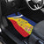 Personalized Romania Great White Pelican Car Mats With Rosa Canina - Wonder Print Shop