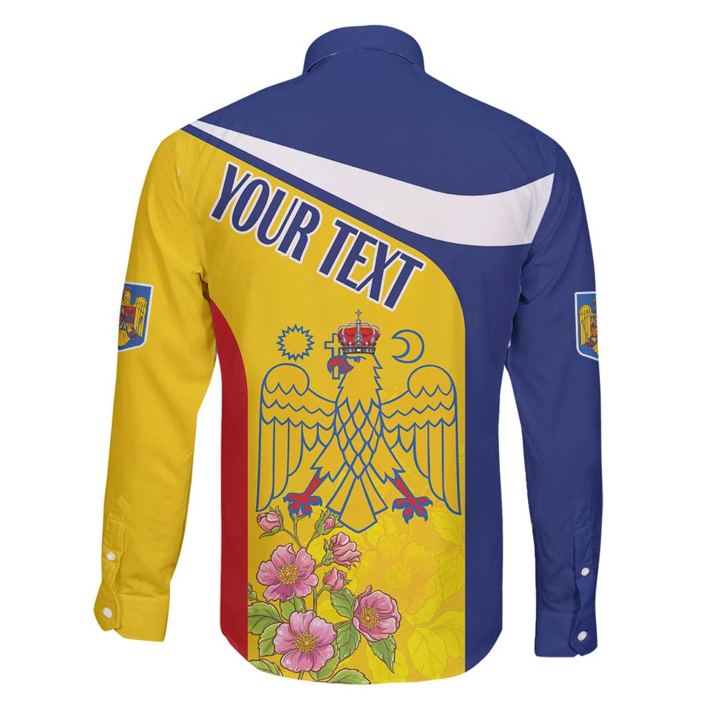 Personalized Romania Great White Pelican Family Matching Long Sleeve Bodycon Dress and Hawaiian Shirt With Rosa Canina - Wonder Print Shop