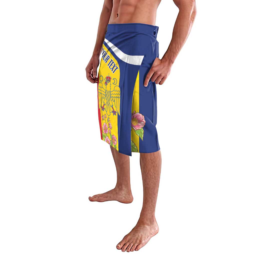 Personalized Romania Great White Pelican Lavalava With Rosa Canina - Wonder Print Shop