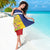 Personalized Romania Great White Pelican Sarong With Rosa Canina - Wonder Print Shop