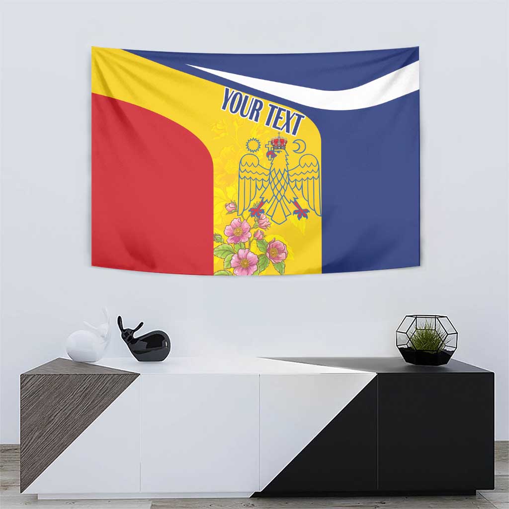 Personalized Romania Great White Pelican Tapestry With Rosa Canina - Wonder Print Shop