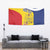 Personalized Romania Great White Pelican Tapestry With Rosa Canina - Wonder Print Shop