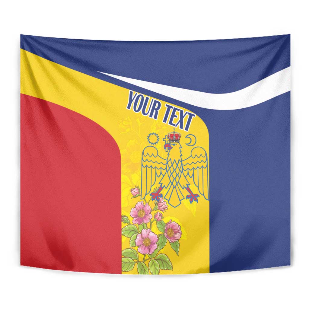 Personalized Romania Great White Pelican Tapestry With Rosa Canina - Wonder Print Shop