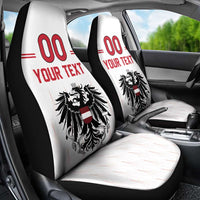 Custom Austria Football Car Seat Cover Das Team Go Champions