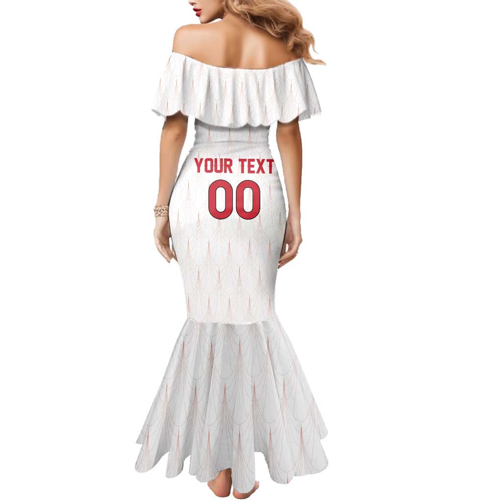 Custom Austria Football Family Matching Mermaid Dress and Hawaiian Shirt Das Team Go Champions