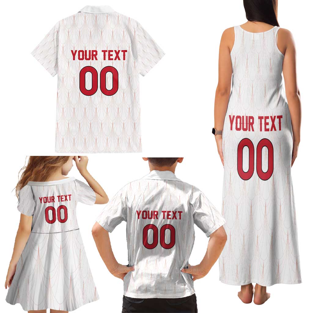 Custom Austria Football Family Matching Tank Maxi Dress and Hawaiian Shirt Das Team Go Champions