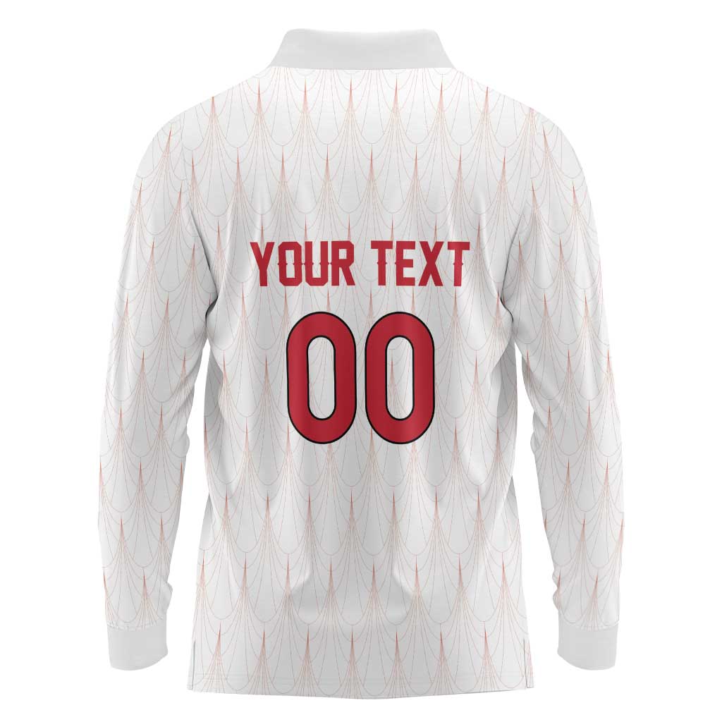 Custom Austria Football Long Sleeve Polo Shirt Das Team Go Champions