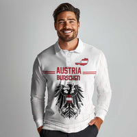 Custom Austria Football Long Sleeve Polo Shirt Das Team Go Champions