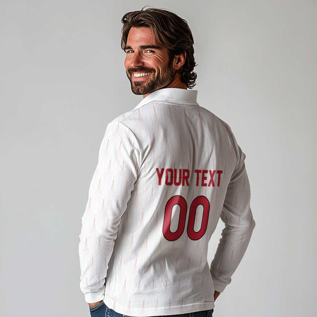 Custom Austria Football Long Sleeve Polo Shirt Das Team Go Champions