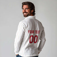 Custom Austria Football Long Sleeve Polo Shirt Das Team Go Champions