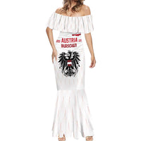 Custom Austria Football Mermaid Dress Das Team Go Champions