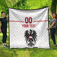 Custom Austria Football Quilt Das Team Go Champions