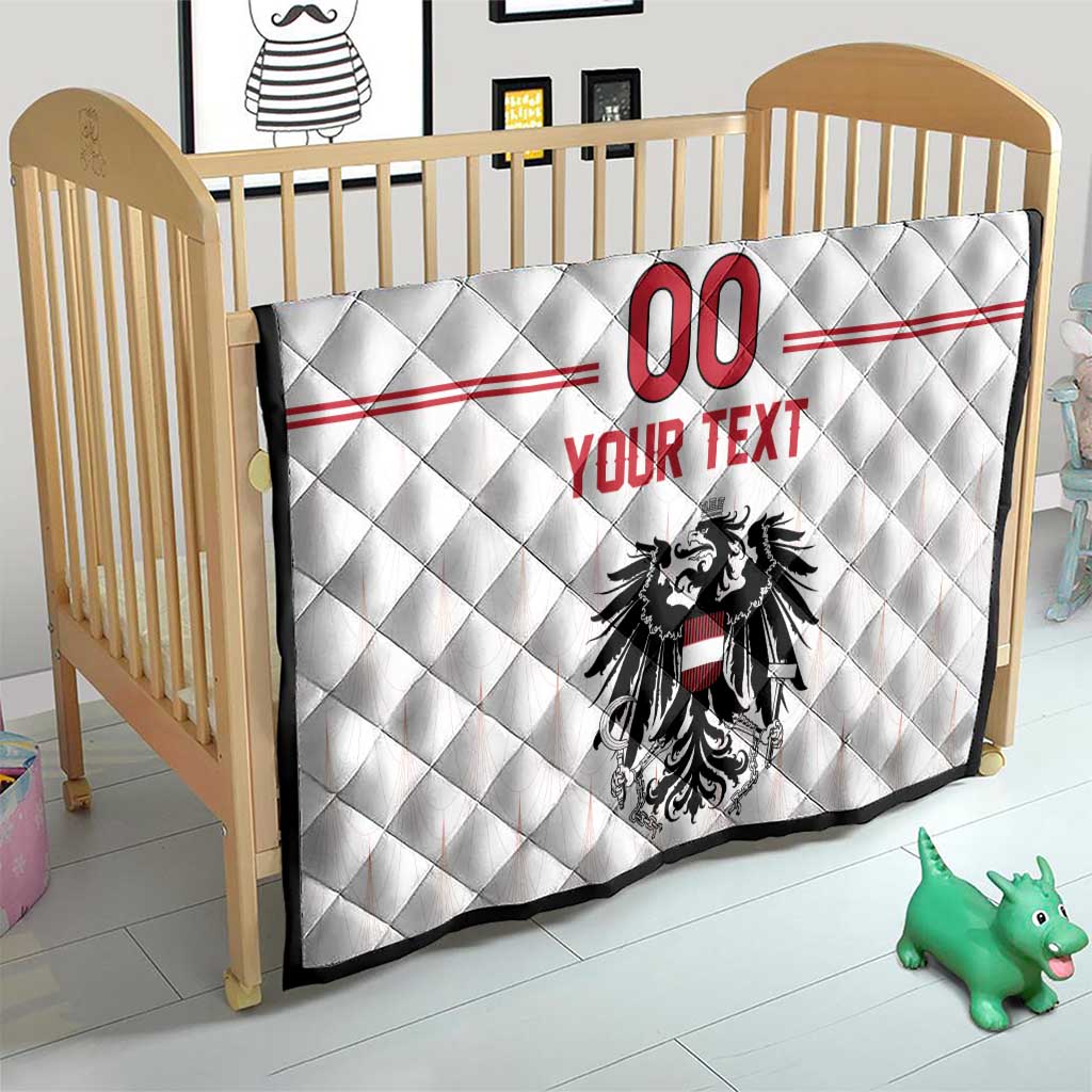 Custom Austria Football Quilt Das Team Go Champions