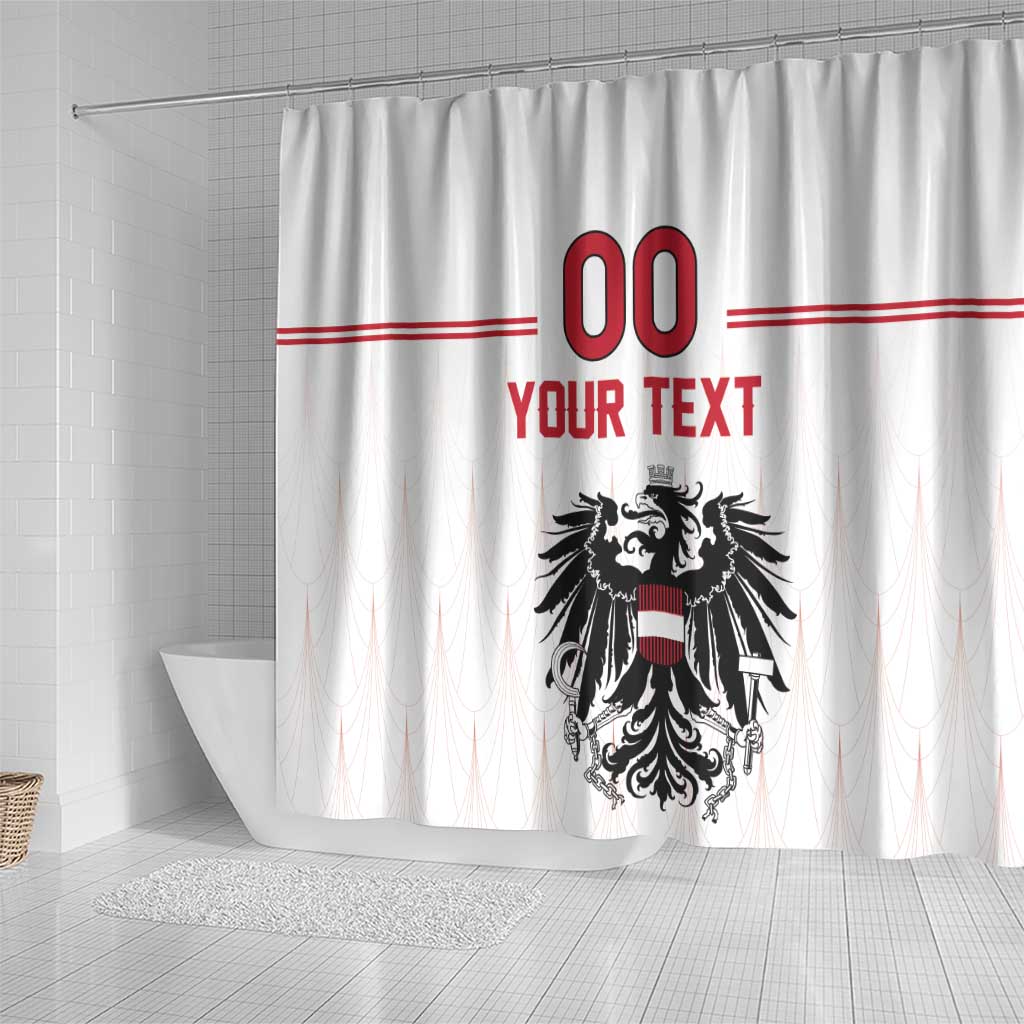 Custom Austria Football Shower Curtain Das Team Go Champions