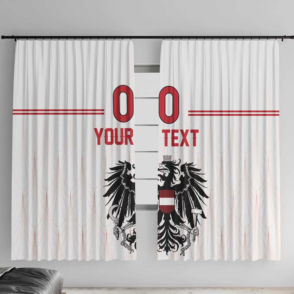 Custom Austria Football Window Curtain Das Team Go Champions