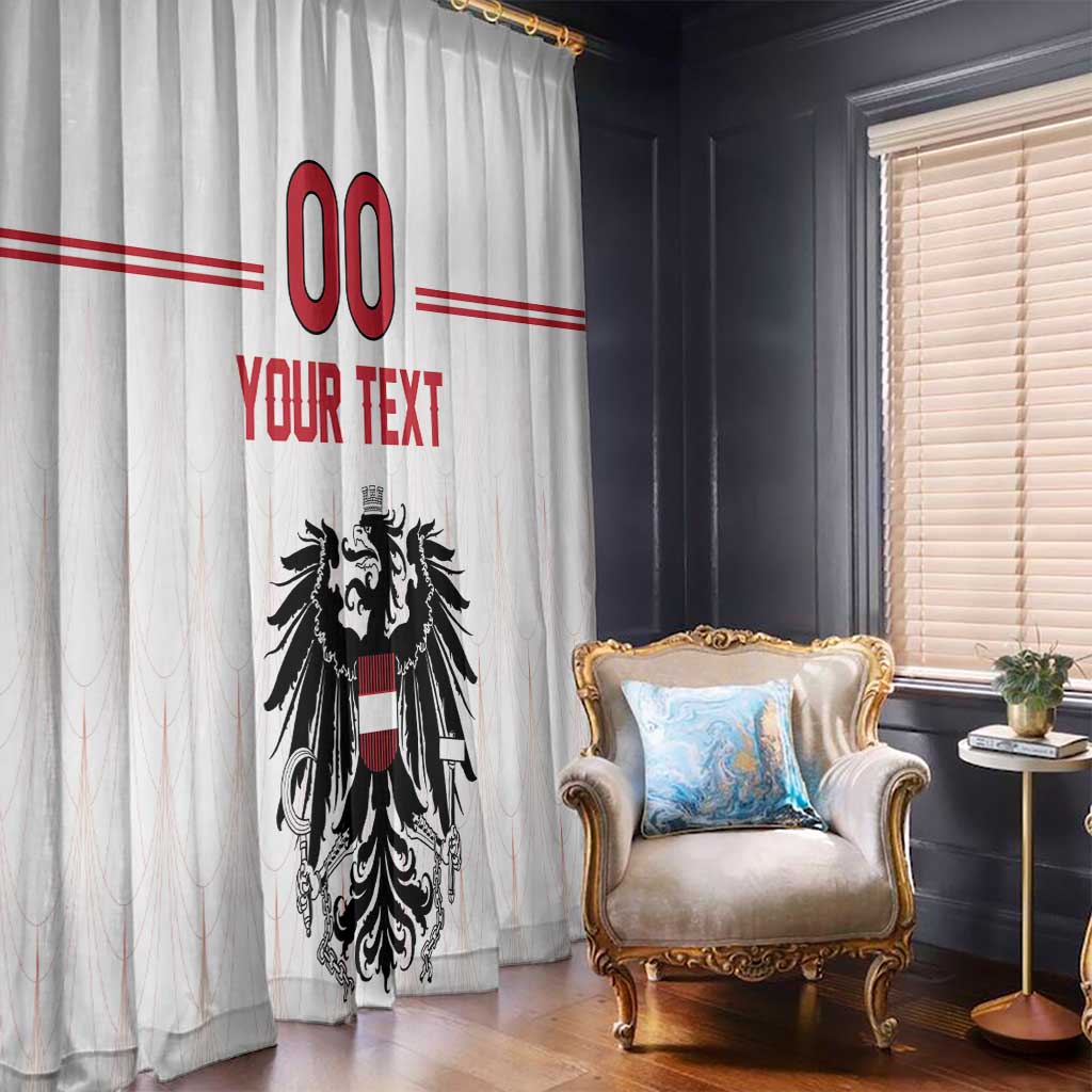 Custom Austria Football Window Curtain Das Team Go Champions