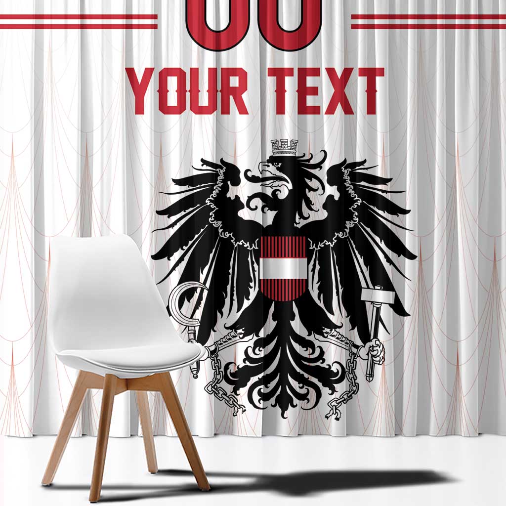 Custom Austria Football Window Curtain Das Team Go Champions