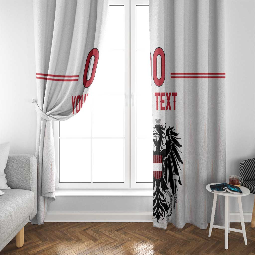 Custom Austria Football Window Curtain Das Team Go Champions