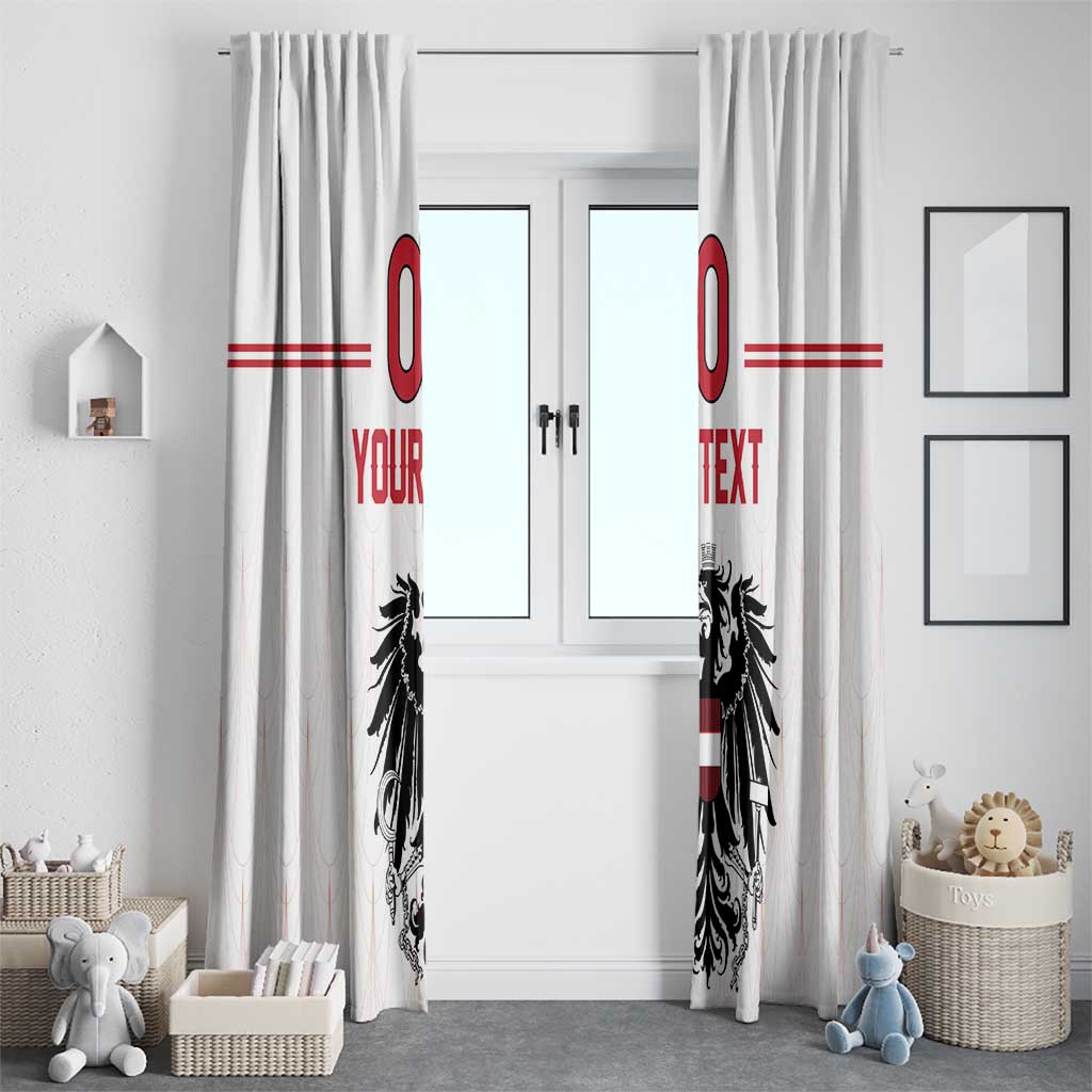 Custom Austria Football Window Curtain Das Team Go Champions