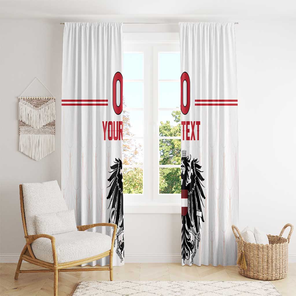 Custom Austria Football Window Curtain Das Team Go Champions