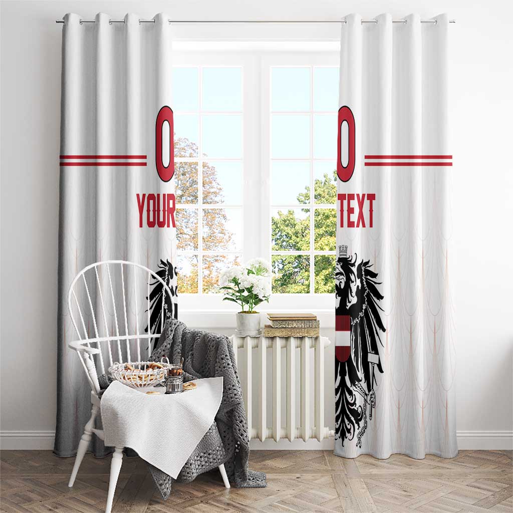 Custom Austria Football Window Curtain Das Team Go Champions