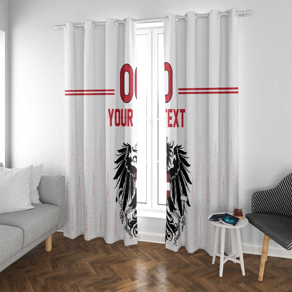 Custom Austria Football Window Curtain Das Team Go Champions