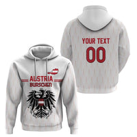 Custom Austria Football Zip Hoodie Das Team Go Champions