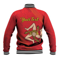 Personalized Bandiera della Sicilia Baseball Jacket Sporty Style