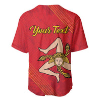 Personalized Bandiera della Sicilia Baseball Jersey Sporty Style