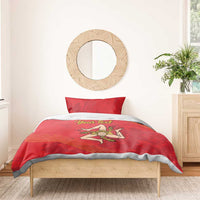 Personalized Bandiera della Sicilia Bedding Set Sporty Style