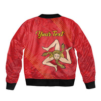 Personalized Bandiera della Sicilia Bomber Jacket Sporty Style