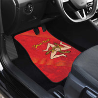Personalized Bandiera della Sicilia Car Mats Sporty Style